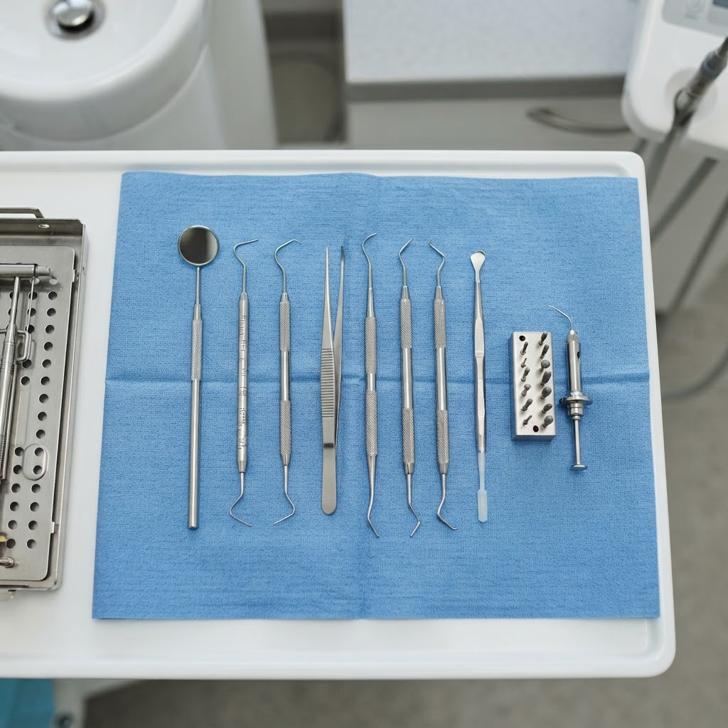 Professional dental instruments and equipment used at Dr Yim Dental Surgery